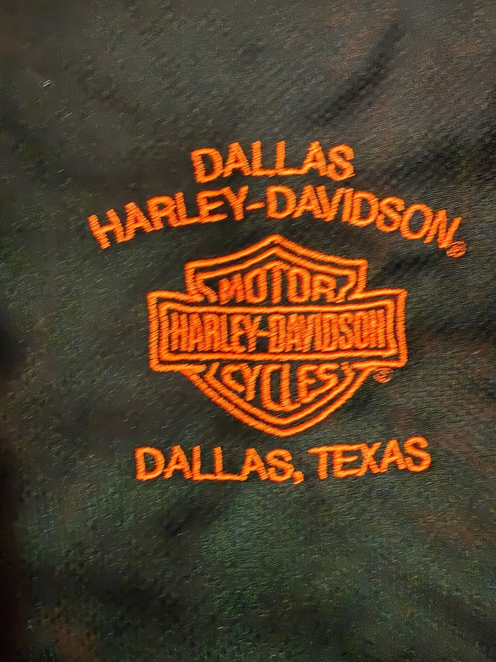 Women’s Harley-Davidson Black & Orange V-Neck Tee - Picture 7 of 8